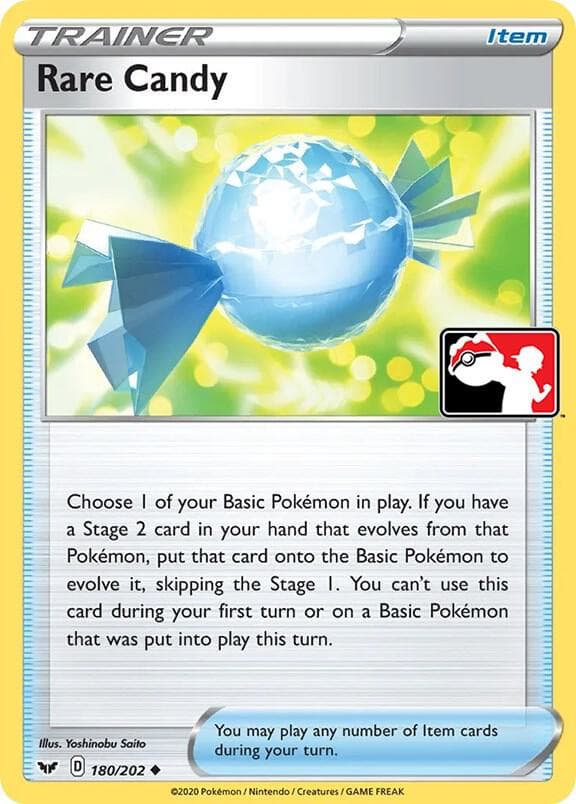 Rare Candy — Prize Pack Series Cards 180 Pokémon card