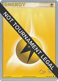 Lightning Energy - 2004 (Chris Fulop) — World Championship Decks 109 Pokémon card