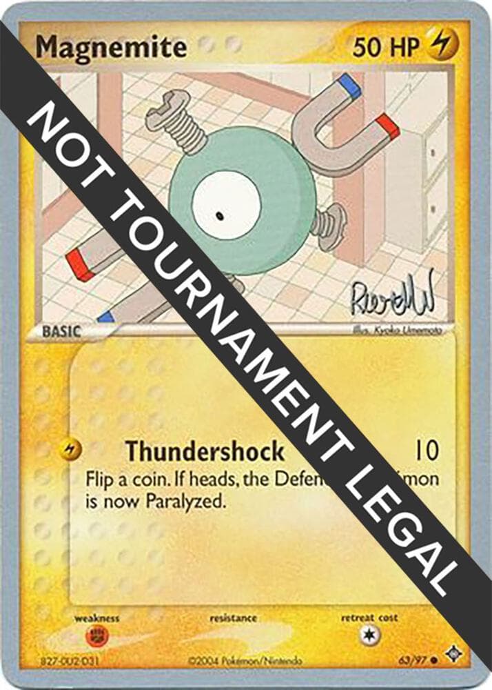 Magnemite - 2004 (Reed Weichler) — World Championship Decks 63 Pokémon card