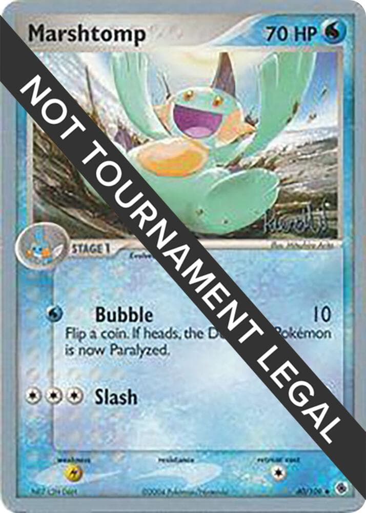 Marshtomp - 2004 (Reed Weichler) — World Championship Decks 40 Pokémon card