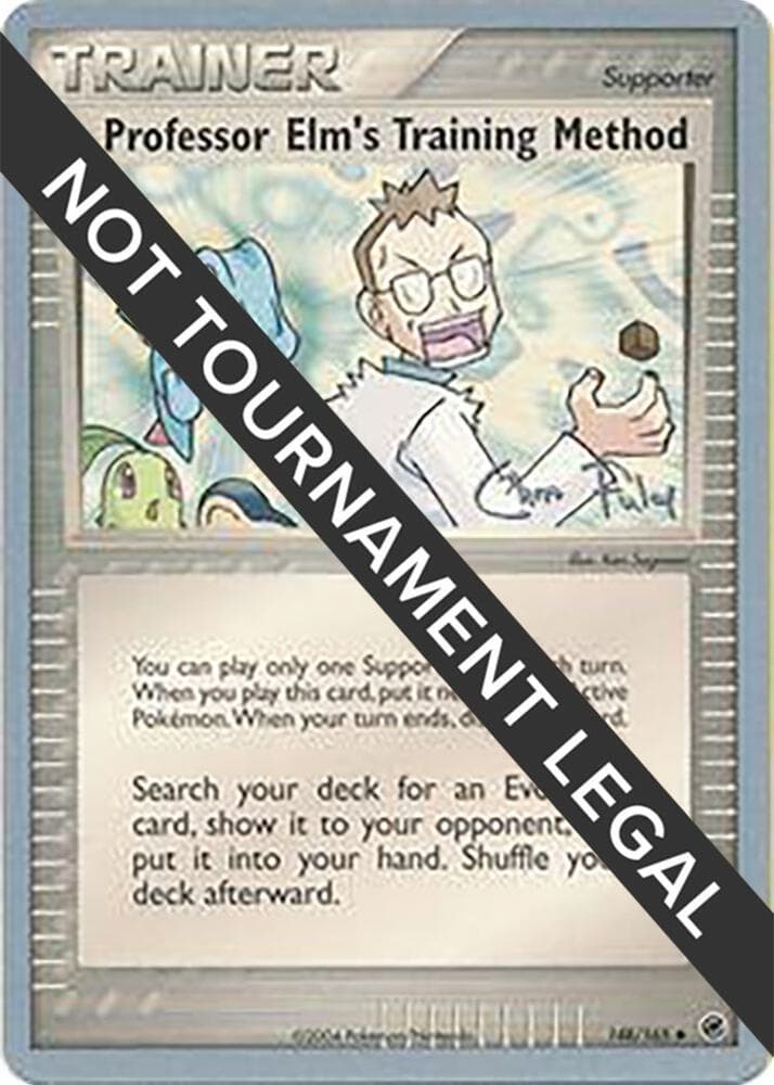 Professor Elm's Training Method - 2004 (Chris Fulop) — World Championship Decks 148 Pokémon card