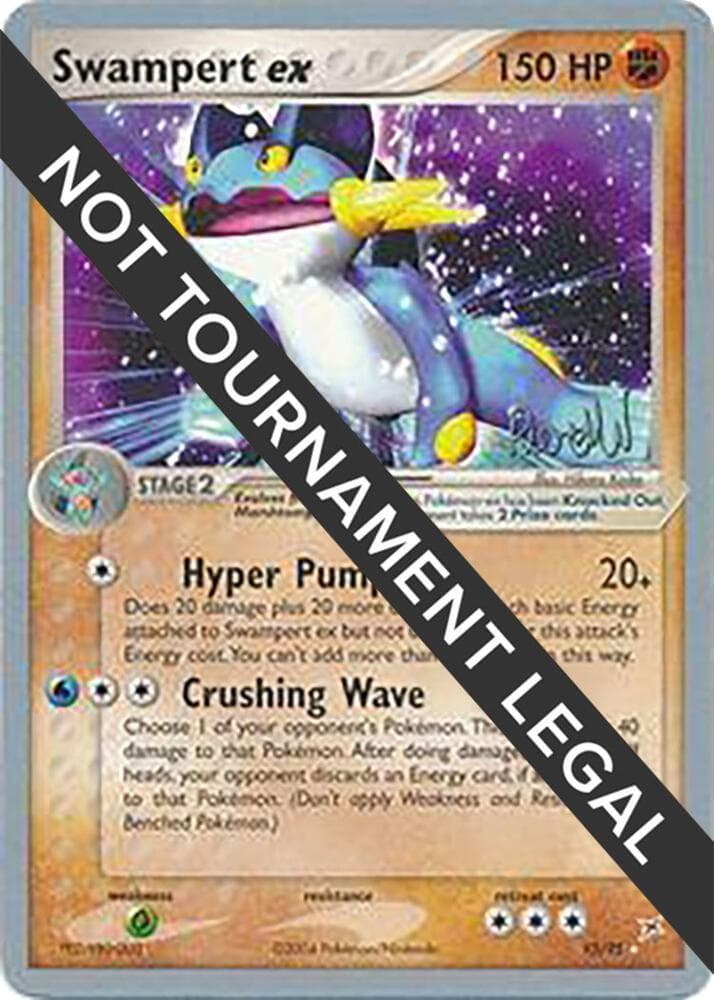 Swampert ex - 2004 (Reed Weichler) — World Championship Decks 95 Pokémon card