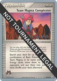 Team Magma Conspirator - 2004 (Tsuguyoshi Yamato) — World Championship Decks 82