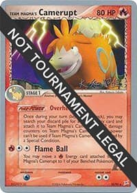 Team Magma's Camerupt - 2004 (Tsuguyoshi Yamato) — World Championship Decks 19