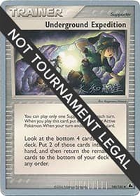 Underground Expedition - 2004 (Tsuguyoshi Yamato) — World Championship Decks 140 Pokémon card