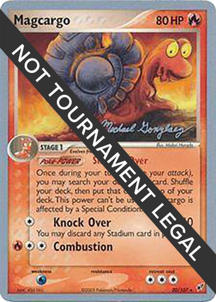 Magcargo - 2005 (Michael Gonzalez) — World Championship Decks 20 Pokémon card