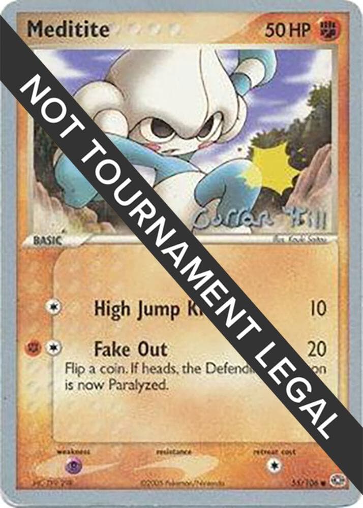 Meditite - 2005 (Curran Hill) — World Championship Decks 55 Pokémon card