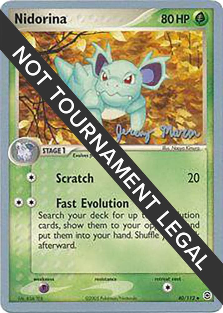 Nidorina - 2005 (Jeremy Maron) — World Championship Decks 40 Pokémon card