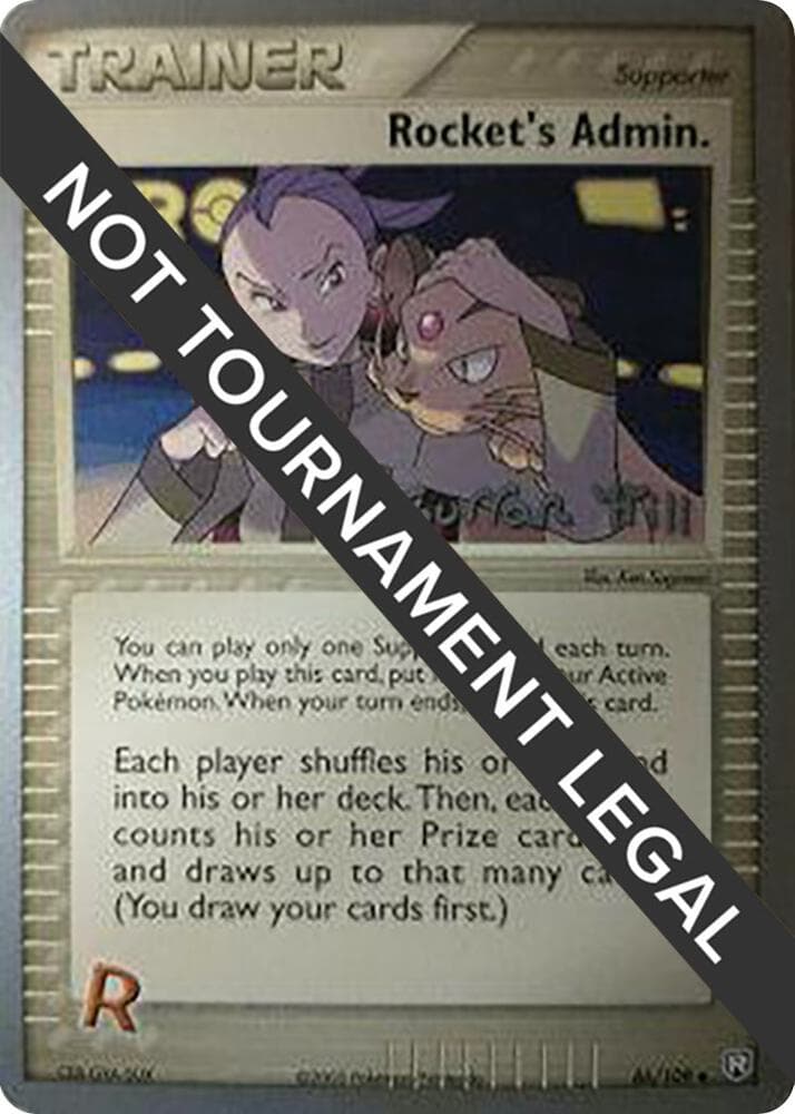 Rocket's Admin. - 2005 (Curran Hill) — World Championship Decks 86 Pokémon card