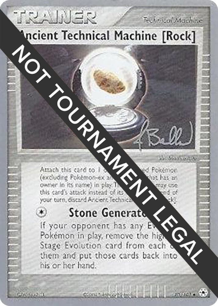 Ancient Technical Machine [Rock] - 2006 (Jimmy Ballard) — World Championship Decks 85 Pokémon card