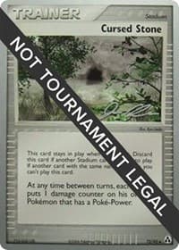 Cursed Stone - 2006 (Jason Klaczynski) — World Championship Decks 72 Pokémon card
