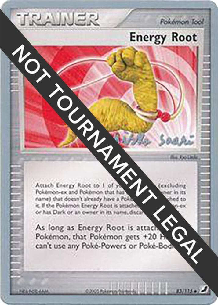 Energy Root - 2006 (Miska Saari) — World Championship Decks 83 Pokémon card