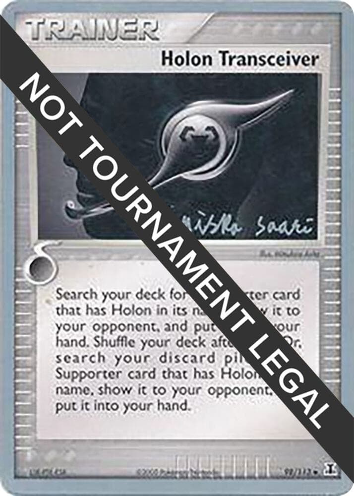 Holon Transceiver - 2006 (Miska Saari) — World Championship Decks 98 Pokémon card