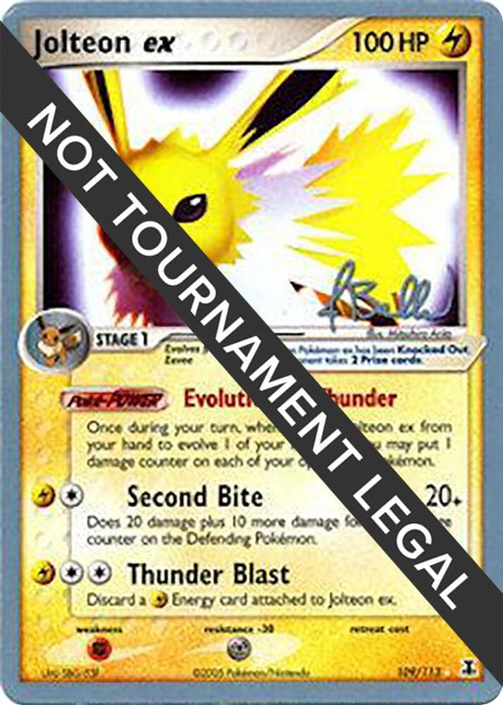 Jolteon ex - 2006 (Jimmy Ballard) — World Championship Decks 109 Pokémon card
