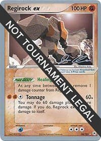Regirock ex - 2006 (Jason Klaczynski) — World Championship Decks 98 Pokémon card
