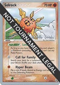 Solrock (25) - 2006 (Miska Saari) — World Championship Decks 25 Pokémon card