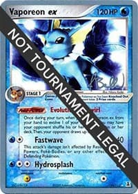 Vaporeon ex - 2006 (Jimmy Ballard) — World Championship Decks 110 Pokémon card