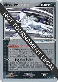 Absol ex - 2007 (Jun Hasebe) — World Championship Decks 92 Pokémon card