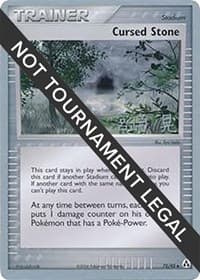 Cursed Stone - 2007 (Akira Miyazaki) — World Championship Decks 72 Pokémon card