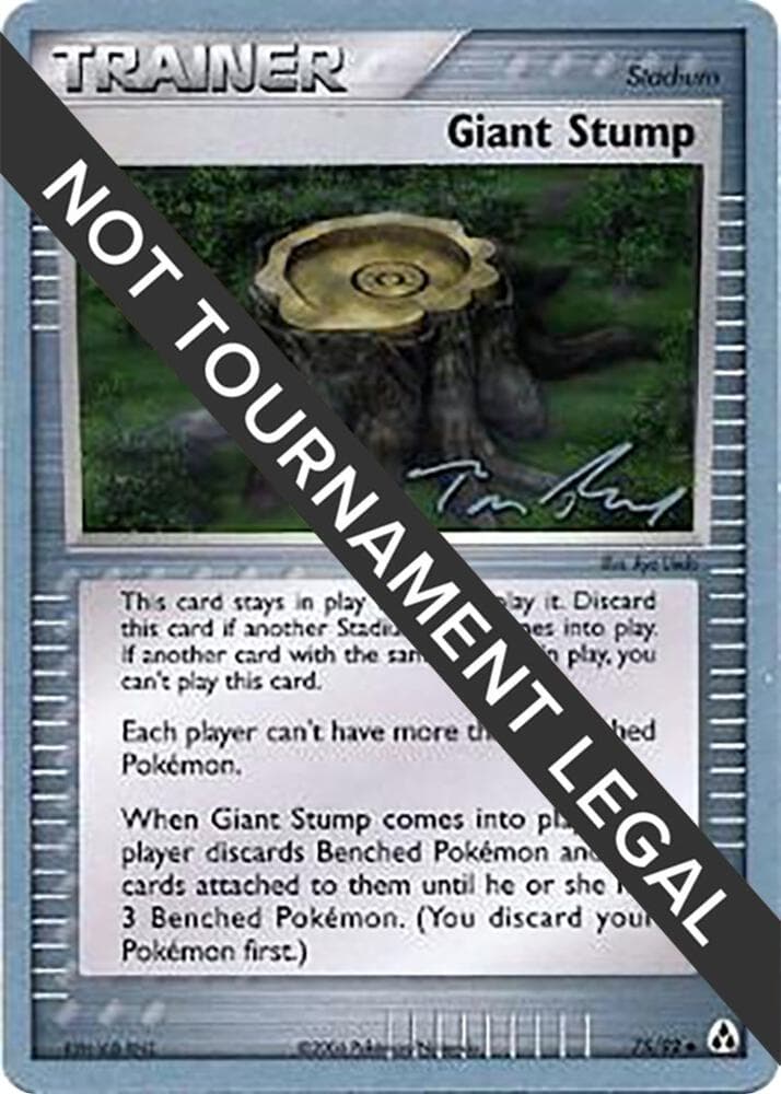 Giant Stump - 2007 (Tom Roos) — World Championship Decks 75 Pokémon card