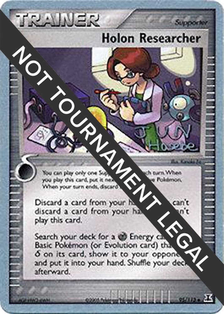 Holon Researcher - 2007 (Jun Hasebe) — World Championship Decks 95 Pokémon card