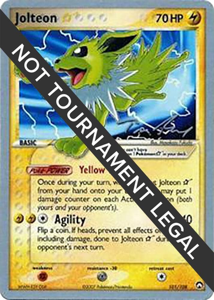 Jolteon Star - 2007 (Tom Roos) — World Championship Decks 101 Pokémon card
