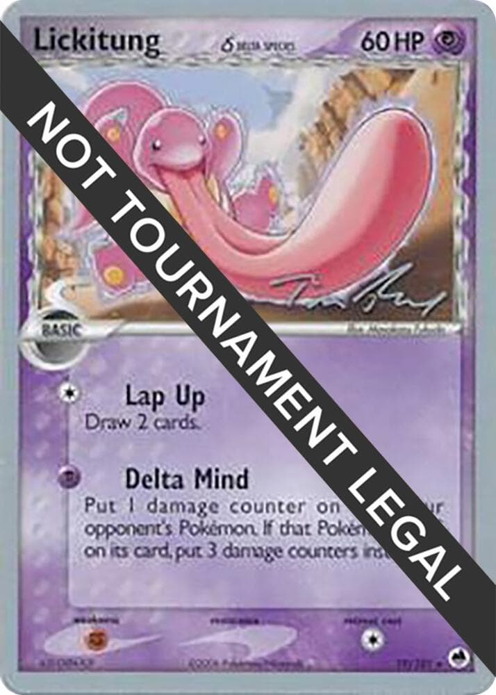 Lickitung (Delta Species) - 2007 (Tom Roos) — World Championship Decks 19 Pokémon card