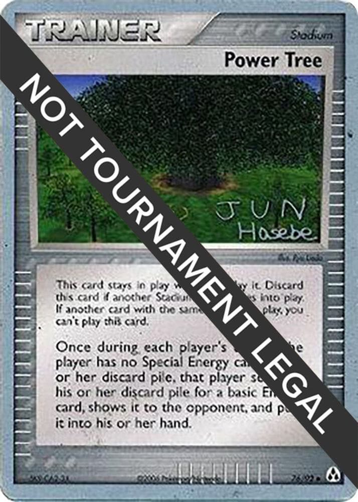 Power Tree - 2007 (Jun Hasebe) — World Championship Decks 76 Pokémon card