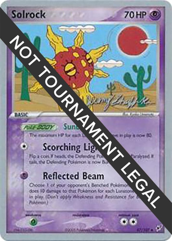 Solrock (47) - 2007 (Jeremy Scharff-Kim) — World Championship Decks 47 Pokémon card
