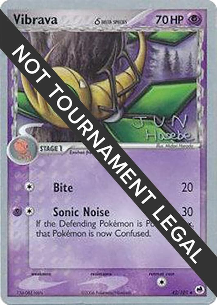 Vibrava - 2007 (Jun Hasebe) — World Championship Decks 42 Pokémon card