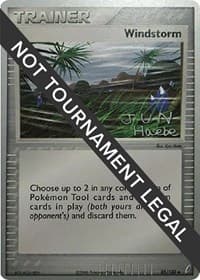 Windstorm - 2007 (Jun Hasebe) — World Championship Decks 85 Pokémon card