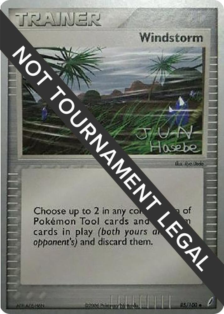 Windstorm - 2007 (Jun Hasebe) — World Championship Decks 85 Pokémon card