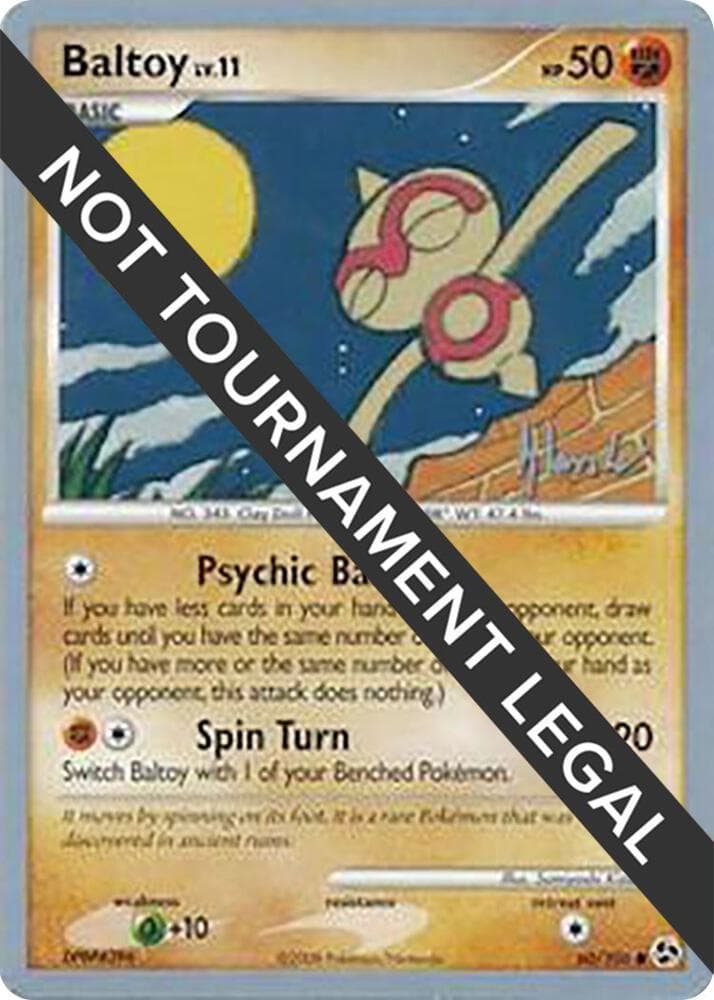 Baltoy - 2008 (Dylan Lefavour) — World Championship Decks 60 Pokémon card