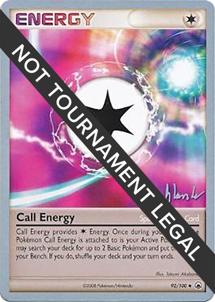 Call Energy - 2008 (Dylan Lefavour) — World Championship Decks 92 Pokémon card