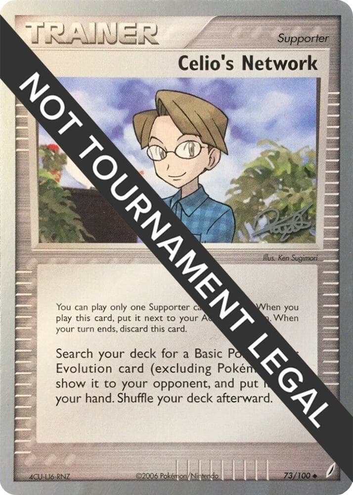Celio's Network - 2008 (Paul Atanassov) — World Championship Decks 73 Pokémon card