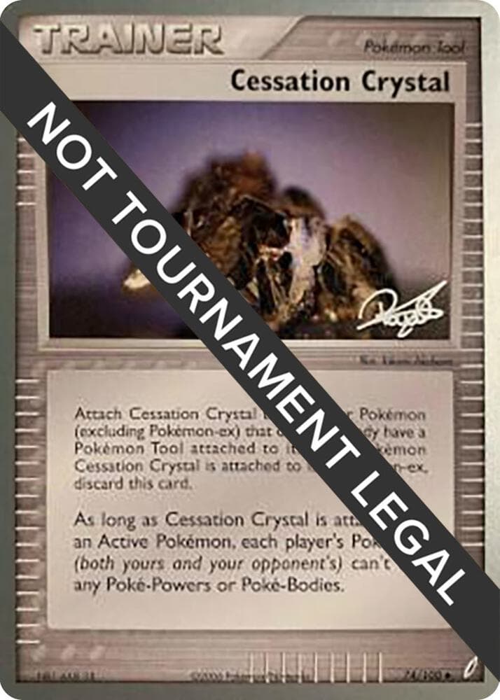 Cessation Crystal - 2008 (Paul Atanassov) — World Championship Decks 74 Pokémon card