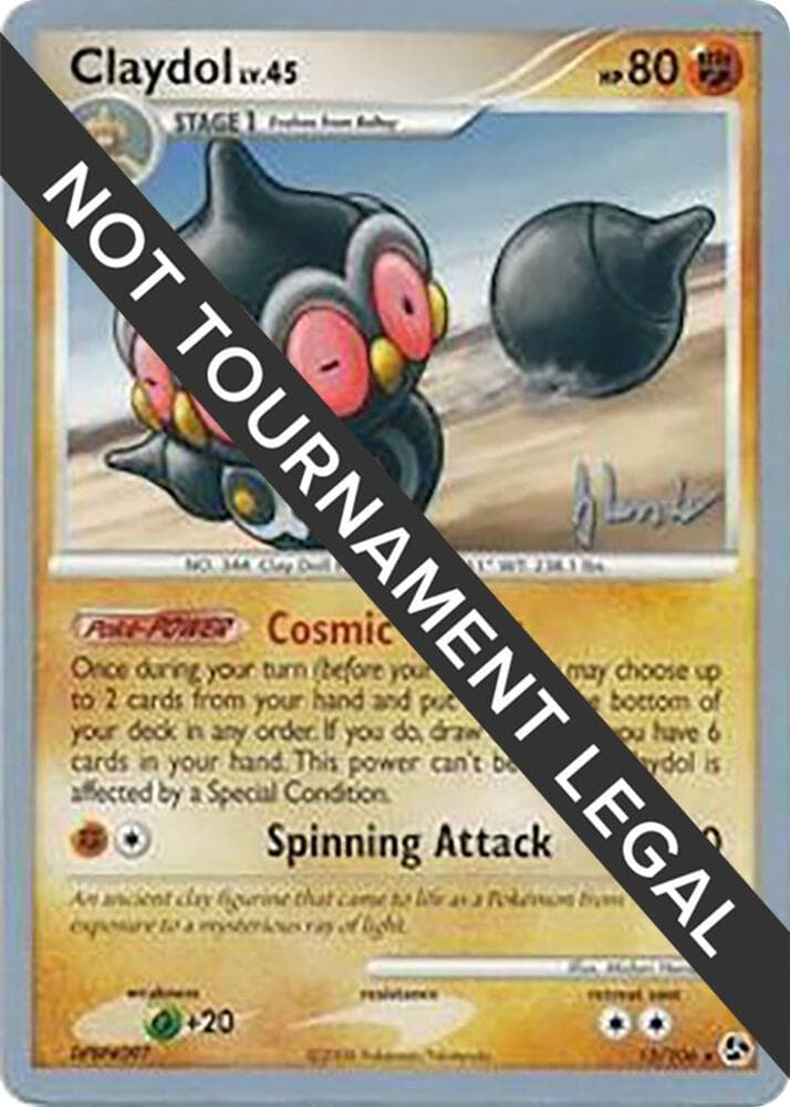 Claydol - 2008 (Dylan Lefavour) — World Championship Decks 15 Pokémon card