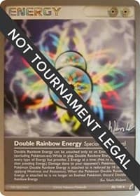 Double Rainbow Energy - 2008 (Dylan Lefavour) — World Championship Decks 88 Pokémon card