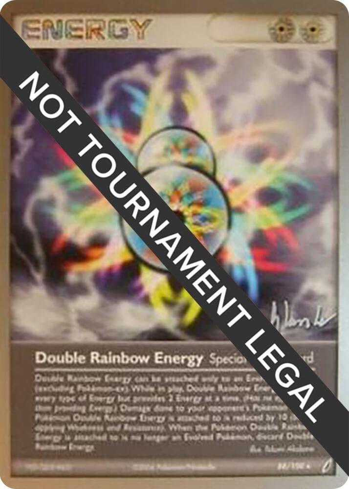 Double Rainbow Energy - 2008 (Dylan Lefavour) — World Championship Decks 88 Pokémon card