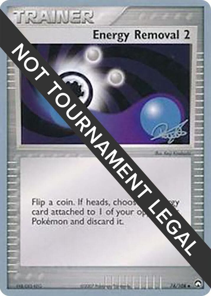 Energy Removal 2 - 2008 (Paul Atanassov) — World Championship Decks 74 Pokémon card