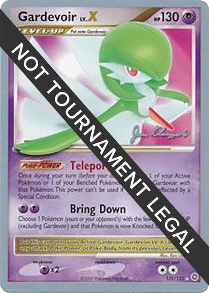Gardevoir LV.X - 2008 (Jason Klaczynski) — World Championship Decks 131 Pokémon card