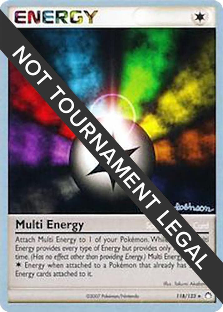 Multi Energy - 2008 (Tristan Robinson) — World Championship Decks 118 Pokémon card