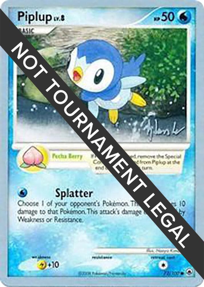 Piplup (72) - 2008 (Dylan Lefavour) — World Championship Decks 72 Pokémon card
