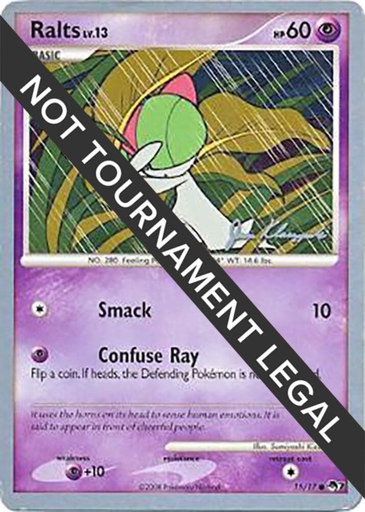 Ralts (15) - 2008 (Jason Klaczynski) — World Championship Decks 15 Pokémon card