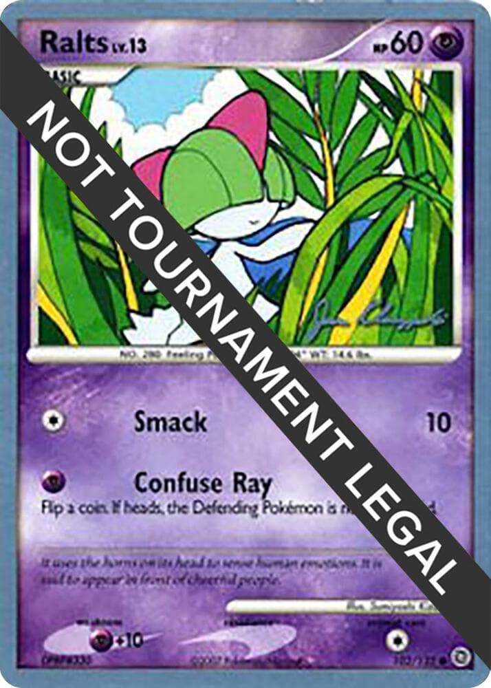 Ralts (102) - 2008 (Jason Klaczynski) — World Championship Decks 102 Pokémon card