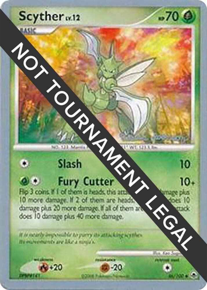 Scyther - 2008 (Tristan Robinson) — World Championship Decks 46 Pokémon card