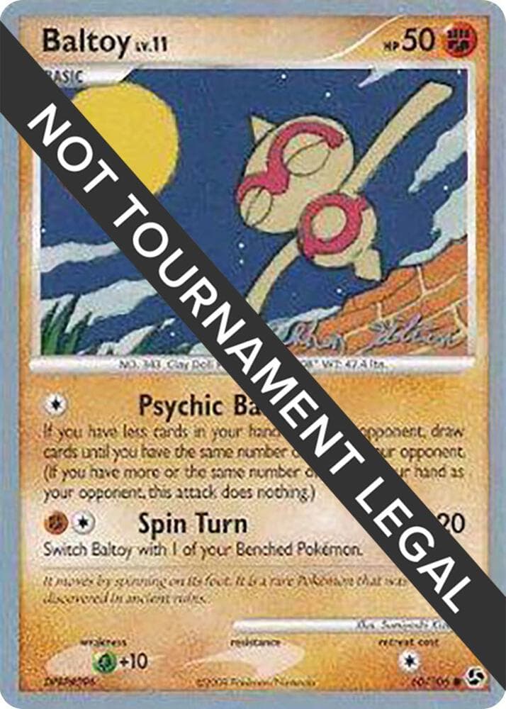 Baltoy - 2009 (Stephen Silvestro) — World Championship Decks 60 Pokémon card
