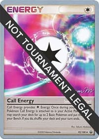 Call Energy - 2009 (Jason Martinez) — World Championship Decks 92 Pokémon card