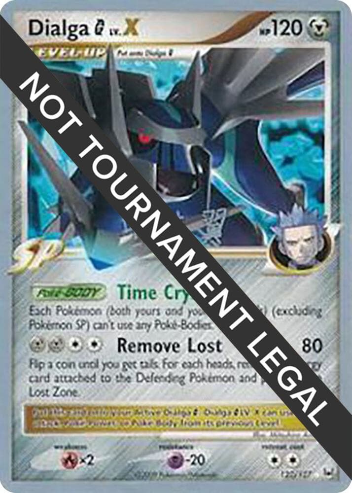 Dialga G LV.X - 2009 (Tsubasa Nakamura) — World Championship Decks 122 Pokémon card