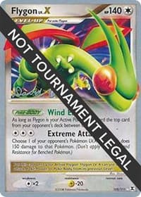 Flygon LV.X - 2009 (David Cohen) — World Championship Decks 105 Pokémon card